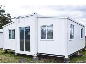 [Hot Item] Luxury Extension Two Bedrooms Container Piece Expandable Flat Packing Structure Prefabricated Miniature House
