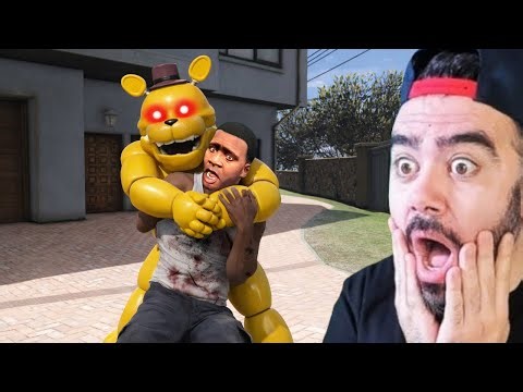 SARI FREDBEAR KANLI EVDEN ÇIKTI FRANKLINI YAKALADI - GTA 5 MODS