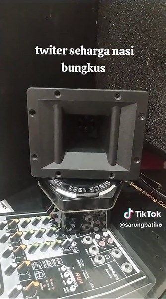 Twitter Audax: Meningkatkan Suasana dengan Sound System