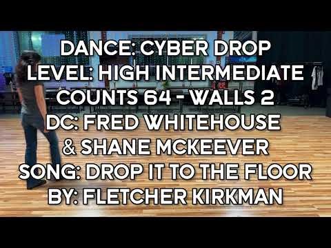 Cyber Drop Line Dance Demo | Seattle Line Dance