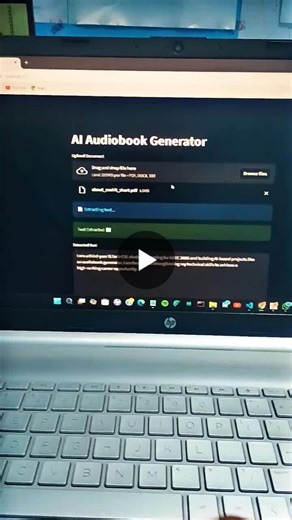 #ai #machinelearning #python #streamlit #softwareengineering #aiavatar #audiobookgenerator #sadtalker #studentdeveloper | Mohit .