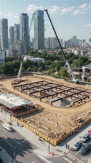 “Watch a Multi-Storey Building Rise in Minutes” #buildingprocess #architecture