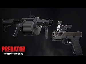 ALL FIRETEAM WEAPONS (Gameplay Showcase) - Predator: Hunting Grounds