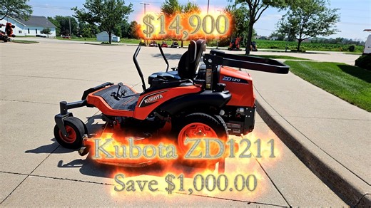 🔥 Bargain Alert on a Commercial-Grade Zero Turn 🔥 We just marked down this used Kubota ZD1211L-3-72 by $1,000, making it a steal at $14,900.00. If you need a zero turn that can handle serious mowing, this one delivers with a 23.3 HP engine and the fast, efficient maneuverability that makes zero turns a favorite for long days and tight spaces. ✅ Ideal for: • Commercial lawn care crews • Acreage owners • Property maintenance and grounds crews 📍 Next Gen Equipment 3220 Wiley Blvd SW, Cedar Rapid