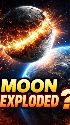 What if the Moon suddenly exploded… right now? 🌑💥