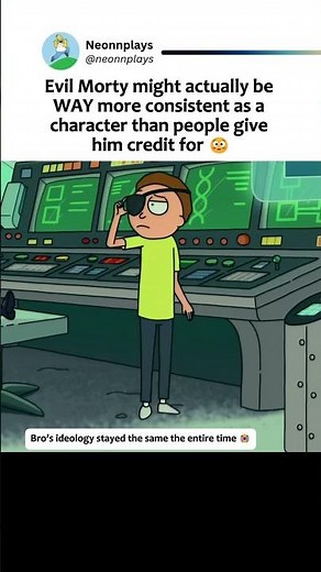 Evil Morty Might Be WAY More Consistent Than People Think 😳 #RickAndMorty #EvilMorty #AdultSwim