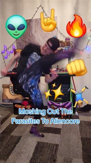 👊Moshing Out Da Parasites 2 Aliencore👽#mosh #deathcore #metal #breakdown #deathmetal #heavy #moshing