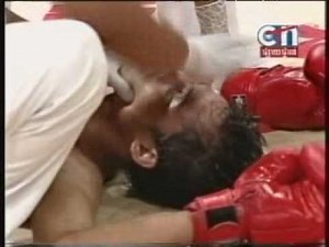 oops!!! kick to the back of the head