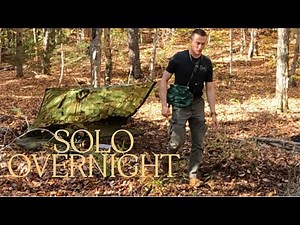 Solo overnight camping trip - trout, bread, flint and steel fire, etc.