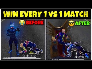 How To Win Every 1 vs 1 Custom Room Match In Free Fire | Secret Strategies | 1 vs 1 Tips and Tricks