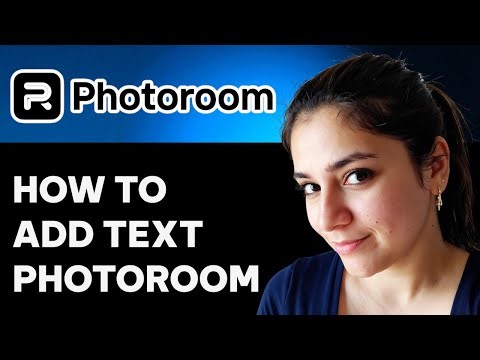 How to add text in Photoroom