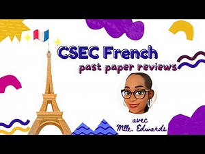 CSEC FRENCH PAPER 1
