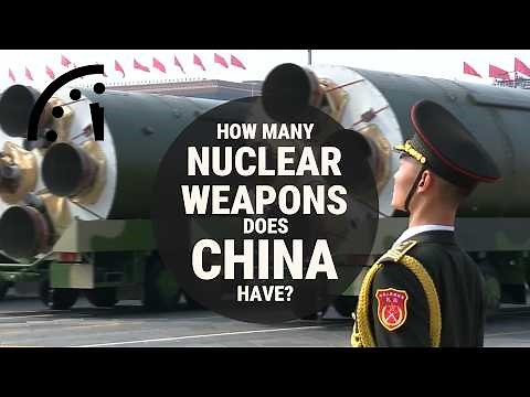 How many nuclear weapons does China have in 2025?
