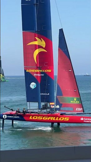 Getting in the practice laps 🤩🔥 #SailGP #sailing #racing