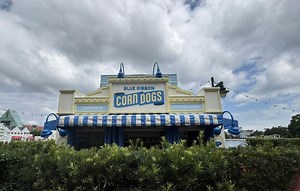 Signage Now Installed at Blue Ribbon Corn Dogs at Disney's Boardwalk | Chip and Company