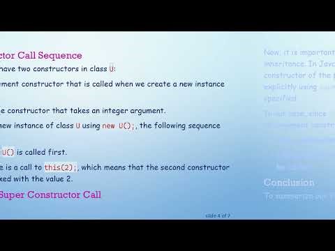Understanding the super Constructor Call Order in Java: A Clear Guide