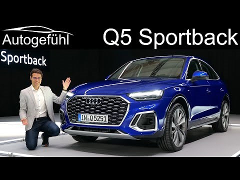 New first-ever Audi Q5 Sportback Premiere Exterior Interior 2021 s-line - Autogefühl