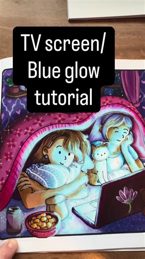 Updated TV Screen Coloring Tutorial