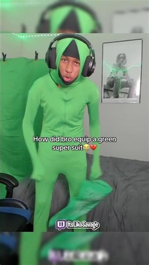 LIKO EQUIPS A GREEN SUPER SUIT!😭 #viralvideo #explorepage #nbayoungboy #slimecry #album #music