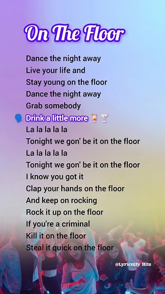 Jennifer Lopez - On The Floor 💃 #lyrics #JenniferLopez