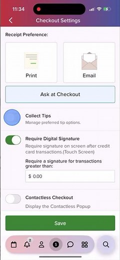 Add Custom Tips in Vagaro