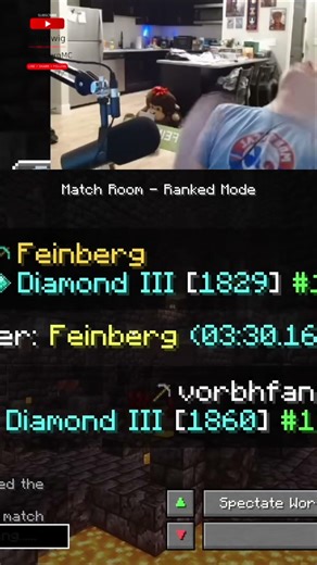 Minecraft Ranked Victory & Quick Queue #shorts