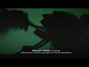 Visualization of Mercury vapors in UV light - Atomic absorption explained