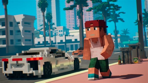 Snatch Squad is an open-world co-op heist game with a voxel look that aims to mix GTA Vice City with PayDay. Here's a first look: | IGN