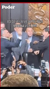 6.2M views · 42K reactions | El morenista Gerardo Fernández Noroña, y el presidente del PRI Alito Moreno, se enfrentaron a golpes cuando el priista subió a tribuna a reclamarle al presidente del Senado.“No me toques”, le responde Noroña a Alito. El morenista acusó en sus redes que fue una agresión y acusó a los priistas de “montoneros” | Revista Poder | Facebook