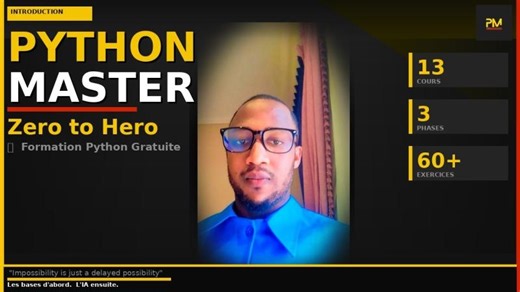 Python Master — Formation Zero to Hero | Introduction 🐍 | Kengne Abdelhadi Mohammad