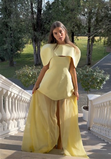 Verona Butter yellow dress
