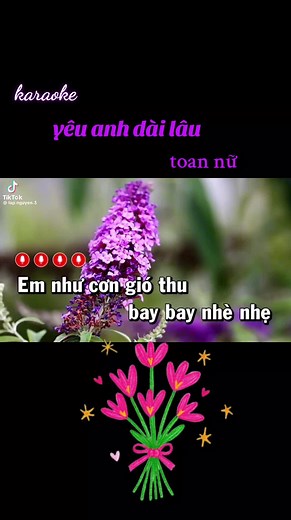 karaoke yêu anh dài lâu toan nữ chacha #xuhuongtiktok2025♥️🔥🌻🔥