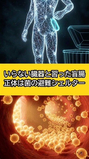 盲腸は「いらない臓器」じゃなかった？虫垂の役割の新説