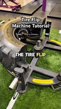 TIRE FLIP MACHINE TUTORIAL 🛞 // One of the newest machines at Planet Fitness by the Abs Company!