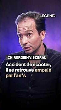 SCOOTER ACCIDENT: HE ENDED UP IMPALED THROUGH THE ANUS
