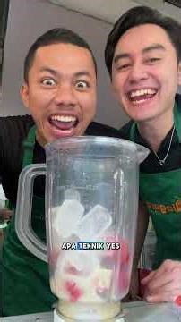 Making juice and strawberry banana with Syesye