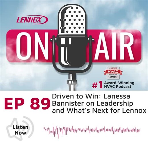 Lennox ON AIR, our award-winning HVAC podcast from Lennox Learning Solutions, features conversations with leaders shaping the future of our industry. In the latest episode, Lanessa Bannister, VP/GM… | Lennox