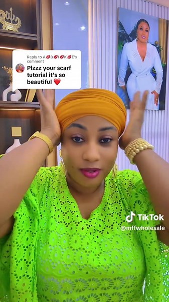 How to Tie a Lace Scarf for Iro and Buba