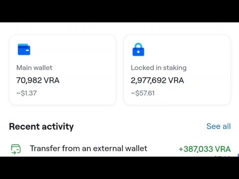 Transfer VRA (VERA) Token KuCoin to VRA wallet! Stake and Earn #crypto #altseason #cryptoupdate