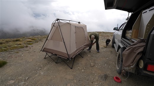 Why we never camp above 1700m without this setup (Bernie’s first storm)