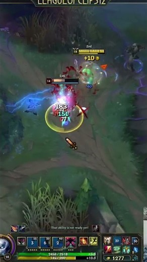 Zed vs Lux - Pure Outplay pt.44 #leagueoflegends #shorts #zed