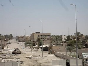 Bradley Fires TOW Missile on Insurgents