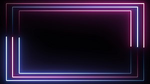 Download Neon blue and red triple border background for free