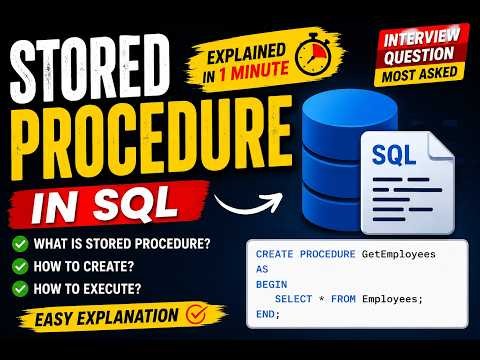 What is Stored Procedure in SQL? | Beginner Friendly Tutorial with Example | SQL Server
