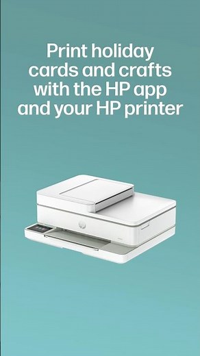 Print holiday cards and crafts with the HP App #shorts