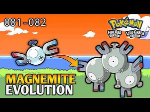 How To Evolve Magnemite Into Magneton In Pokemon Fire Red & Leaf Green | Kanto Pokedex