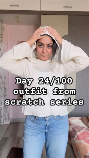 Episode 24/100 outfit from scratch series 🌸✨ #youtubeshorts