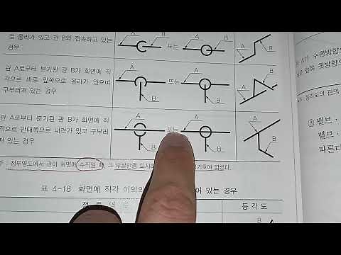배관도면 보는법 간단히