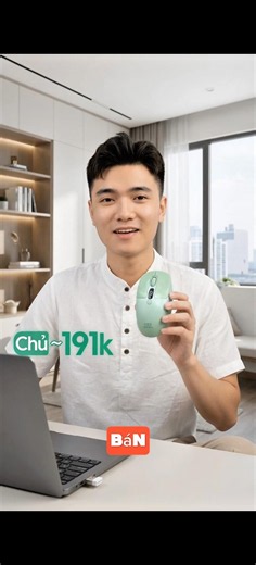 ￼Chuột Bluetooth kép GOOJODOQ 2.4GHz,công thái học im lặng, có điều chỉnh dpi