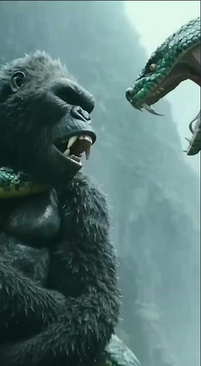 CGI-Arena — King Kong fights the giant python.Part 2